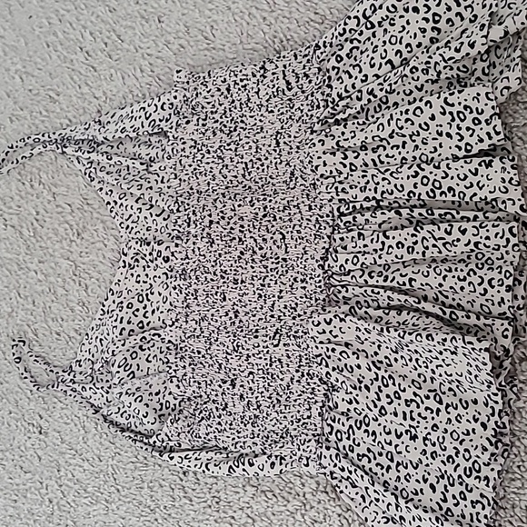 Cheeta print peplum tank - Picture 5 of 6